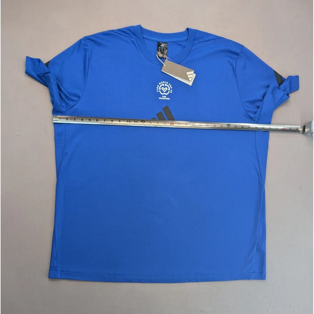 NWT adidas FIFA Club World Cup 2025 Volunteer ZNE Tee 3XL Royal Blue